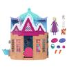 Mattel Disney Ledové království Elsa a Ledová zvířata z Arendelle Luxusní domeček pro panenky Hraní na role Hrací sada s 1 mini panenkou ve věku 3 let a panenkou JFG28 na převlékání, Nahoru,
