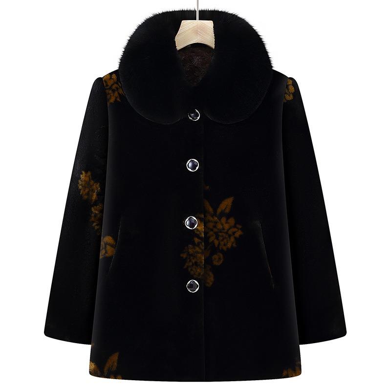 

Бабушкина зимняя бархатная хлопковая куртка с подкладкой, новая одежда для пожилого мужчины и матери, утолщенное шерстяное пальто для пожилой женщины 6XL [recommended 160-82.5 kg]