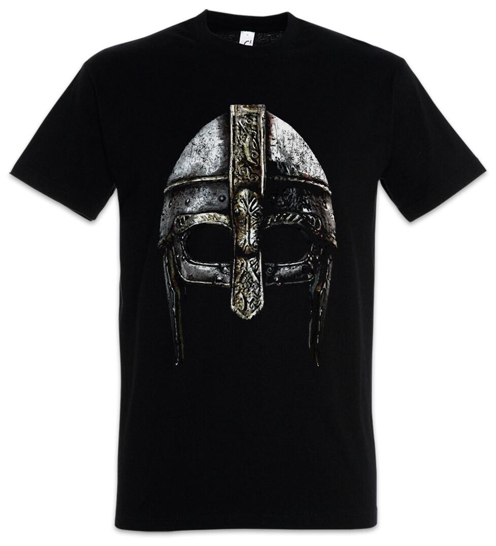 Viking Helmet Mens T-Shirt Mens Womens Tees Top Runes Valhalla Loki Thor Vikings Vikings Odin XL