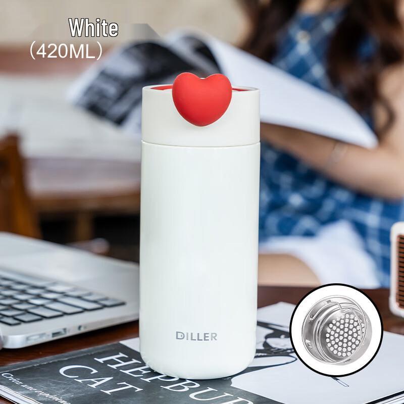 Diller 316 Stainless Steel Insulated Tea Infuser Pocket Mug