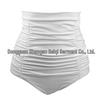 Women's European & American High Elastic Pleated Swimming Trunks - Conservative High Waist Triangle Style