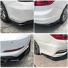 Universal Car Rear Bumper Spoiler Canards Fins Anti-Crash Diffuser Lip Wrap Kits
