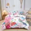 3pcs Flowers And Plants Hummingbird Bedding Sets Animal Duvet Cover Sets Kingfisher Duvet Cover Bedroom Decor Guest Room