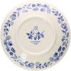 MOOMIN "Blue Flora" Bowl and Plate Set (3 pieces, 17cm each) - Nordic Style, Moomin Merchandise, Mother's Day Gift, Made in Japan, MM7000-76