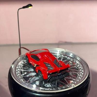 1/64 Car Model Display Turntable Scene Degree Decorative Realistic Tire