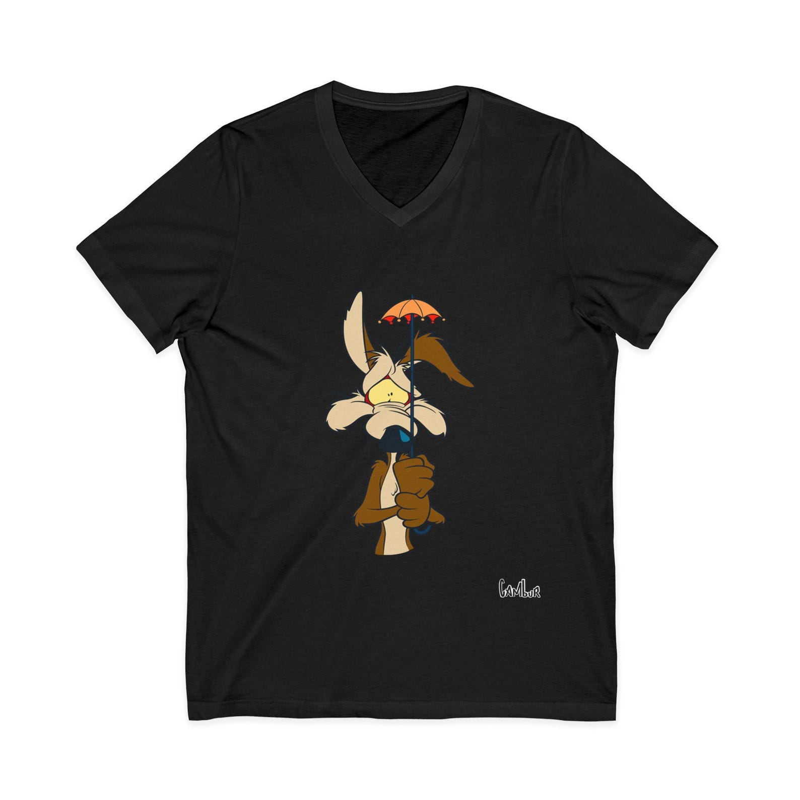 Coyote T-Shirt | Rainy Day Cartoon Tee 2XL