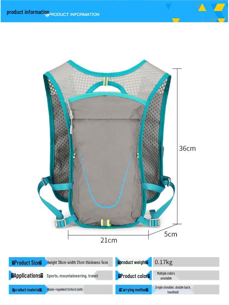 Lightweight Multifunctional Backpack for Cycling, Running, Hiking, and Mountaineering