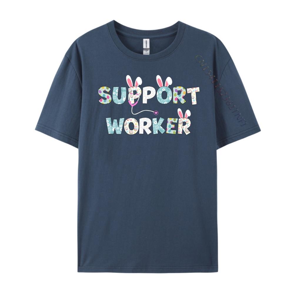 

Cute Easter Support Worker Cna Bunny Ears Happy Easter Eggs Shirts Men Graphic Mens Clothing 4XL