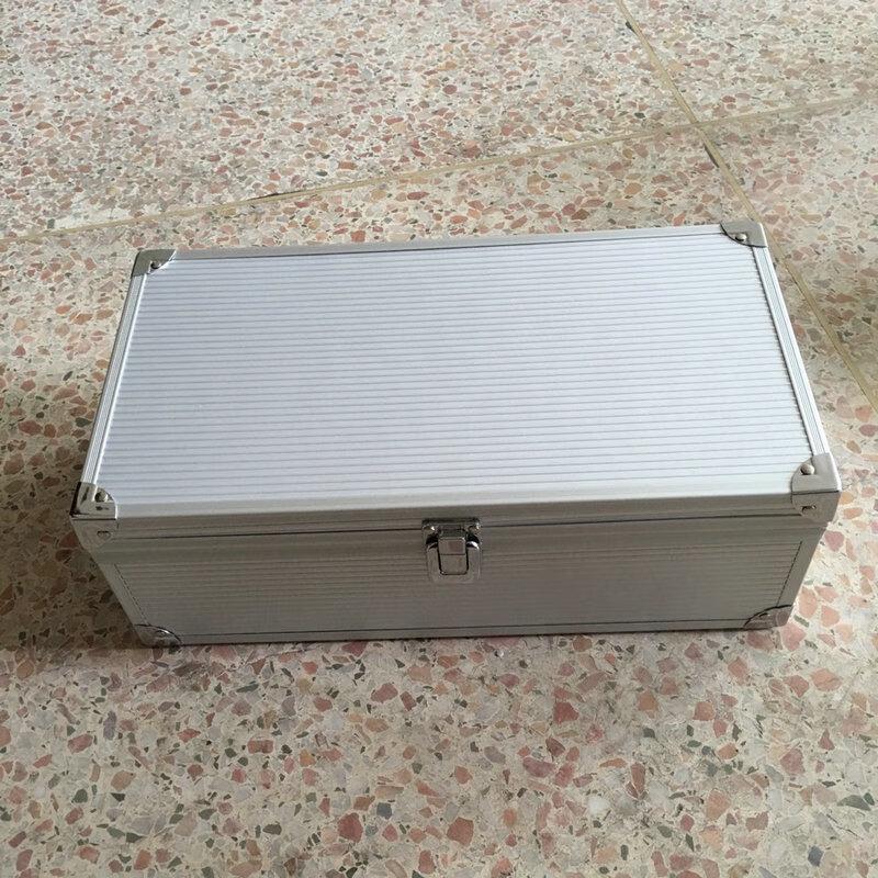 Портативный алюминиевый кейс для двух винных бутылок