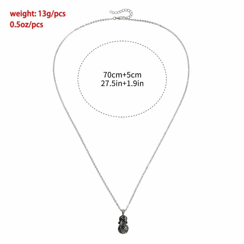 Drip Oil Gourd Pendant Necklace Red Enamel Peanut Pendant Necklace  Women Girl