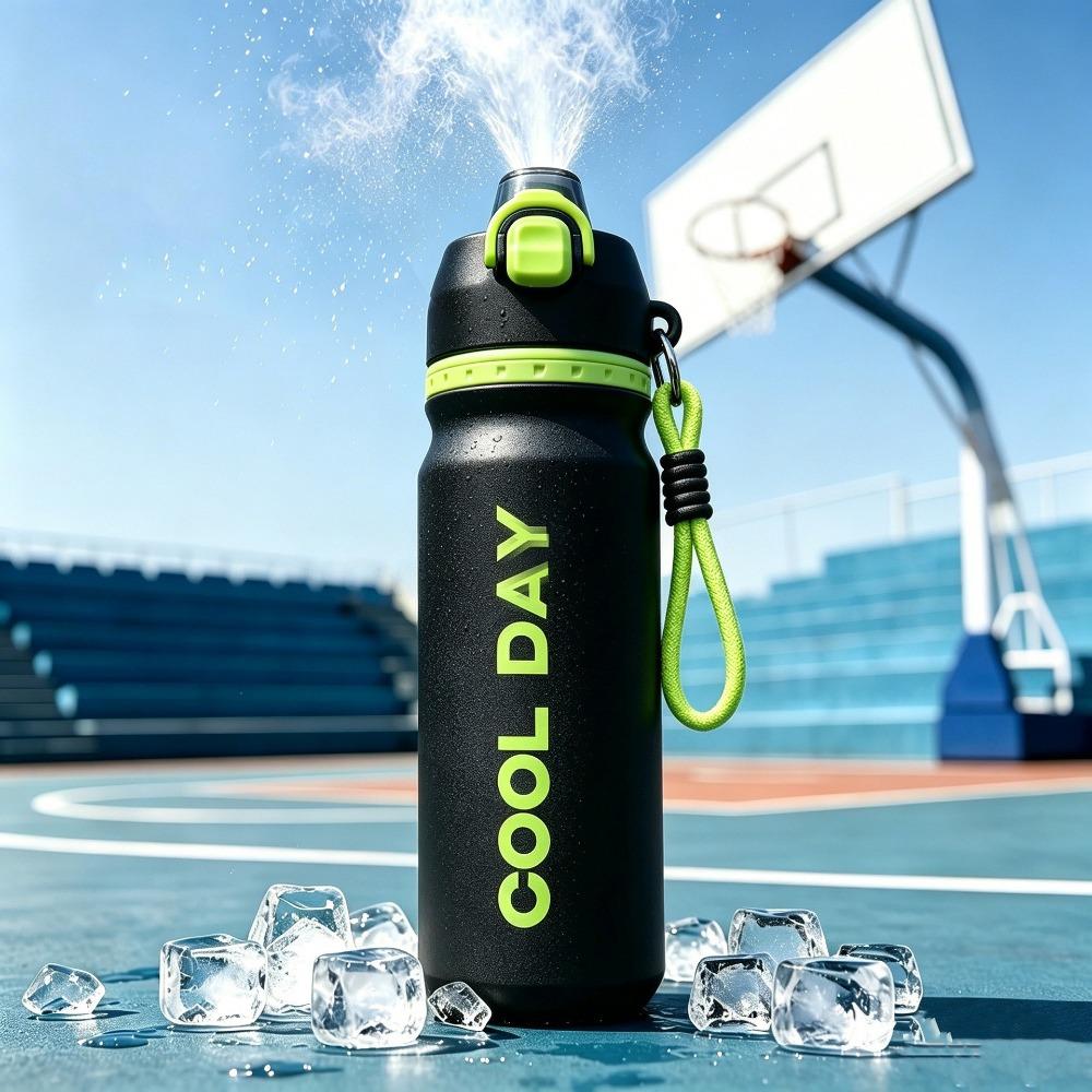 Leakproof Spray Insulated Cup 700M Vacuum Flask Reusable Insulated Water Bottle Gift