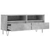 TV Cabinet Concrete Grey 100 x 34.5 x 44.5 cm Particleboard