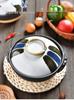 Japanse Keramische Kleipot: Multi-Use Stoofpot, Rijstkoker, Gas- en Inductiekookplaat - Kleine Maat Steen en Platte Pan voor Soepen.