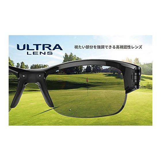 Used New [Swans] Sports Sunglasses Springbok Mirror Lens Model SPB-0714 BK Black x Red for Golf Ball Sports Bicycle Fishing Size: Height 4.1cm Width