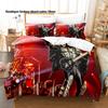 y2k Metal Rock Kiss Band album Bedding Set Single Twin Full Queen King Size Bed Set Kids Bedroom Duvetcover Sets Bedding Set