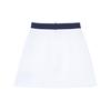 Puma Fashion Color Block Breathable Brand Logo Design Casual Skirt Women Skirts White Blue Navy 671728-02