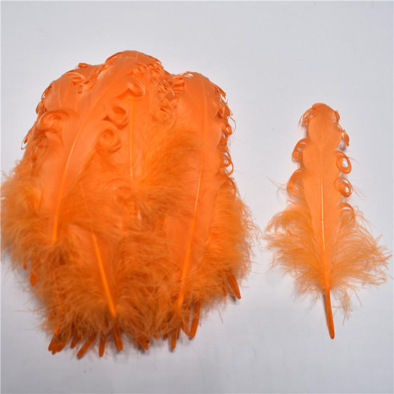 20/100pcs Colorful Curly Goose Feathers for Craftsdiy Jewelry Making Christmas Wedding Centerpiece Hat Plumas Decorativas13-18cm