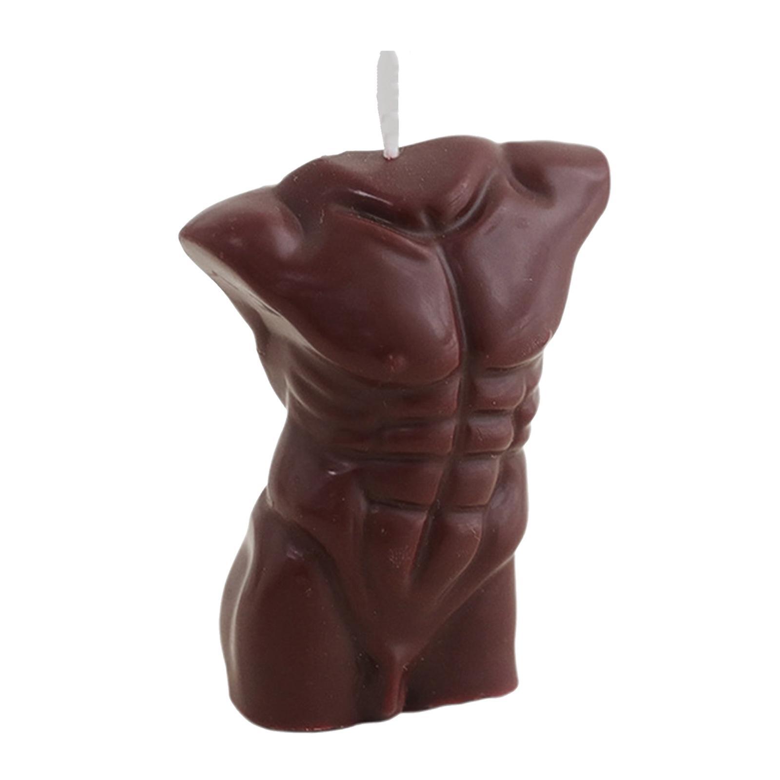 

Мужская восковая ароматическая свеча с изгибом человеческого тела, домашний декор