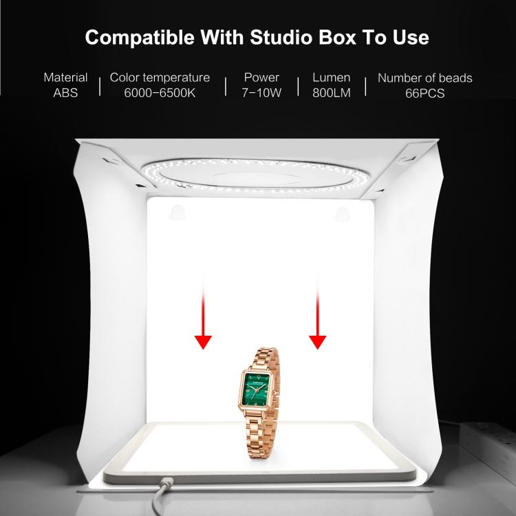 PULUZ LED Shadowless Light Pad for 30cm Photo Studio Box