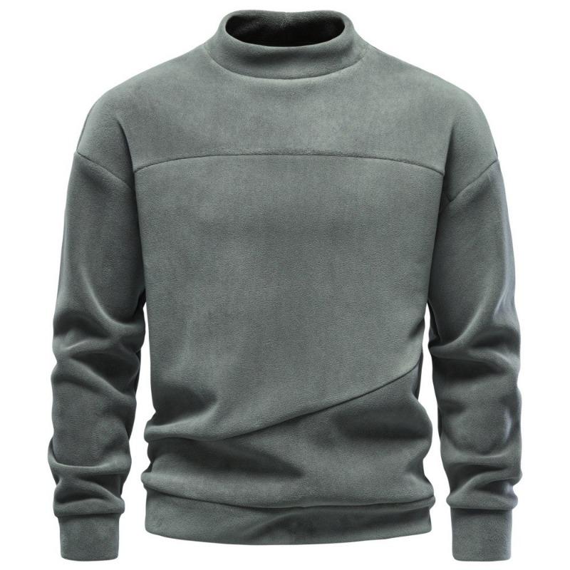 Men S Casual Pullover Round Neck Long Sleeve Loose Fit Sweatshirt