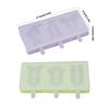 Cakesicles Molds Set of 2 Silicone Cake Stick Molds 3 Cavities Ice Cream Cake Stick Molds with 6Sticks for DIY Ice Lolly