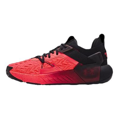 Scarpe da ginnastica da uomo Project Rock 6 Phoenix Fire Nere Rosse 3026534-800