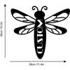 Custom Metal Dragonfly House Number Sign, Vertical Address Plaque, Door Emblem, Personalized Wall Art.