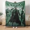 1 Stück Matrix Keanu Reeves Flanelldecke Weiche Warme Überwurfdecke für Zuhause, Büro, Reisen, Ganzjahres Gemütliche Bettwäsche GeschenkL1156