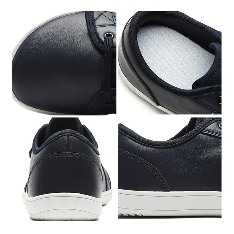 Fashion New men's barefoot wide shoes with loose feeling barefoot couple shoes leather fashion sneakers comfortable flat shoes