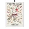 William Morris Abstract Peacock Bird Owl Wall Art Canvas Painting Nordic Posters And Prints Wall Pictures For Living Room Decor