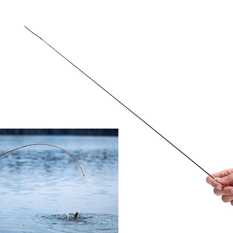 45Cm 1 Interval Náhradní špičky rybářského prutu Pevné a duté karbonové příslušenství k prutu