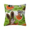 The Little Mole Cartoon Pillow Cover Square Pillow Case Cushion Cover Kawaii Custom DIY Pillowcases For Wedding Party Home Decor