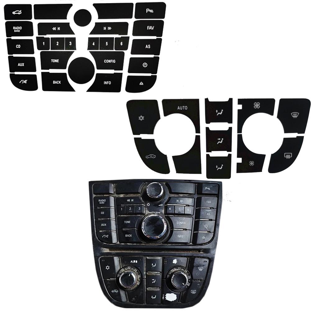 

Наклейка для ремонту кнопок Панель приладів автомобіля CD Радіо Аудіо Наклейка для ремонту кнопок Для OPEL Для ASTRA J Для Vauxhall Для Astra Для Holden China Mainland