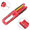 Compact Cable Wire Stripper with Self-Opening Spring for 10-20AWG Cables RG59 RG6 Coaxial and 8-13mm Low Voltage Use