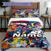 3pcs Duvet Cover Set (1*Duvet Cover + 2*Pillowcase, Without Core), Custom Name Transformers Pattern Bedding Set, Home Bedroom Decor Gift