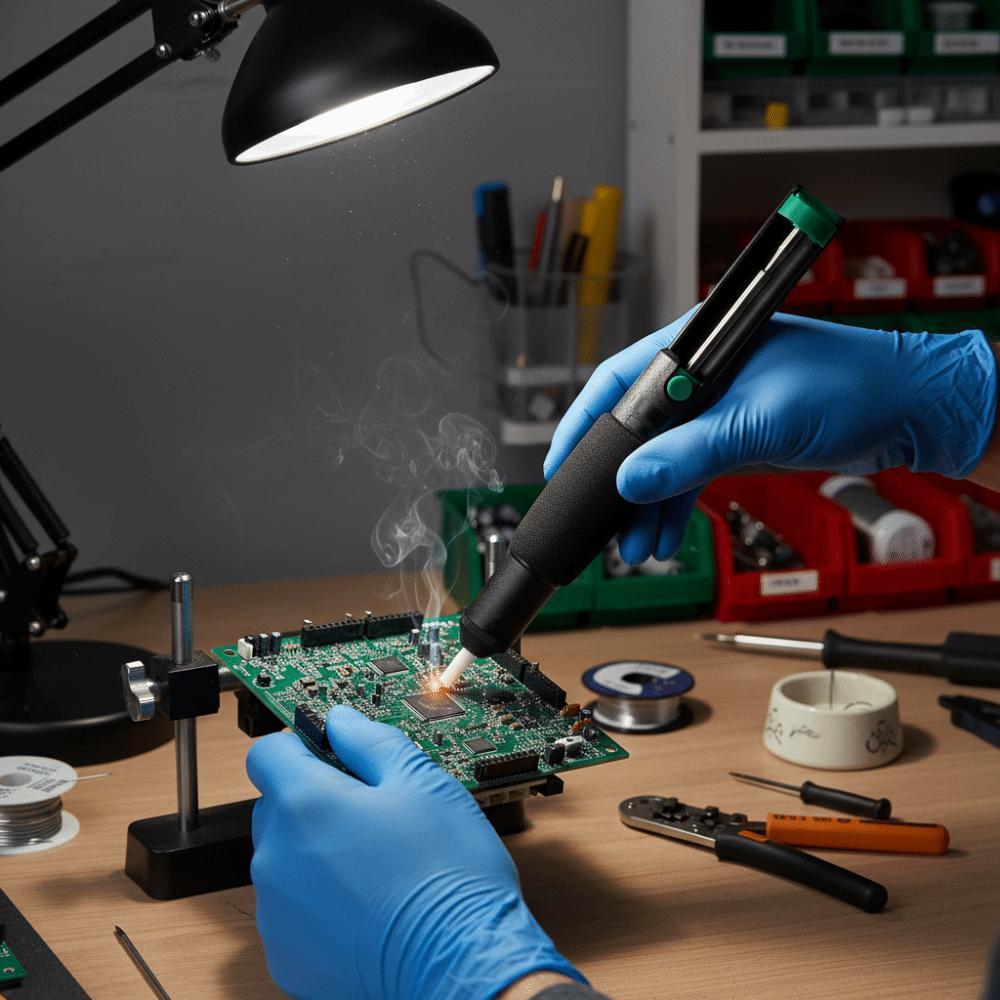 Hand Welding Desoldering Pump Removal Tool Vacuum Soldering Iron Soldering Sucker  PCB Desoldering