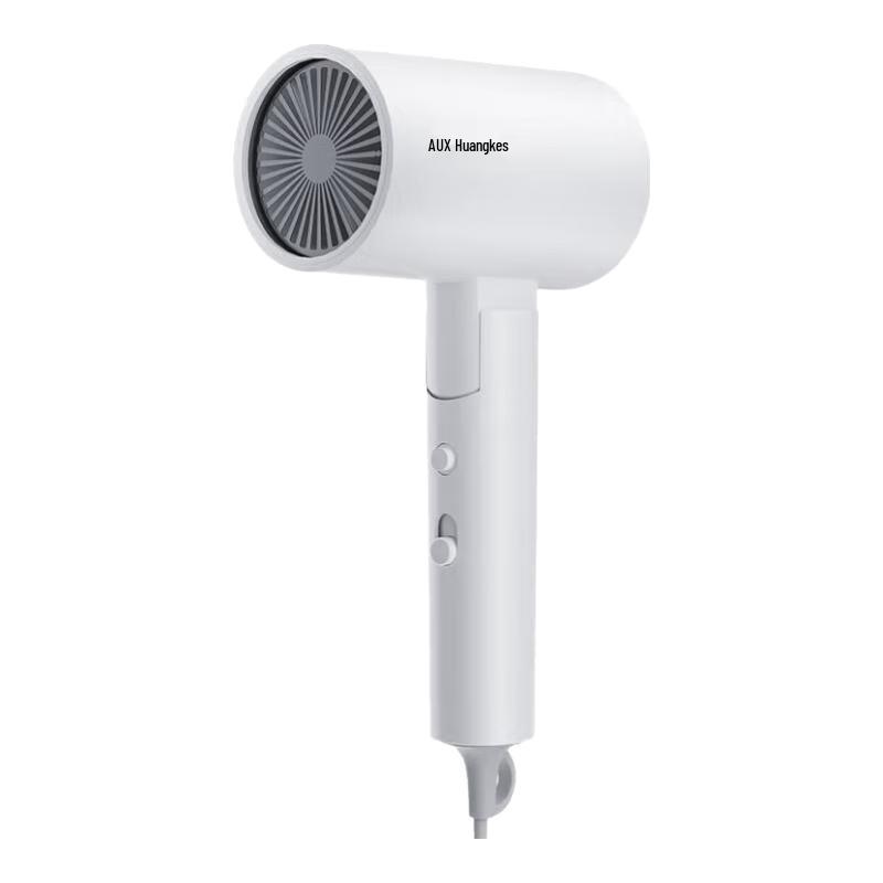 AUX Portable Negative Ion Hair Dryer CN plug (adapter included) белый
