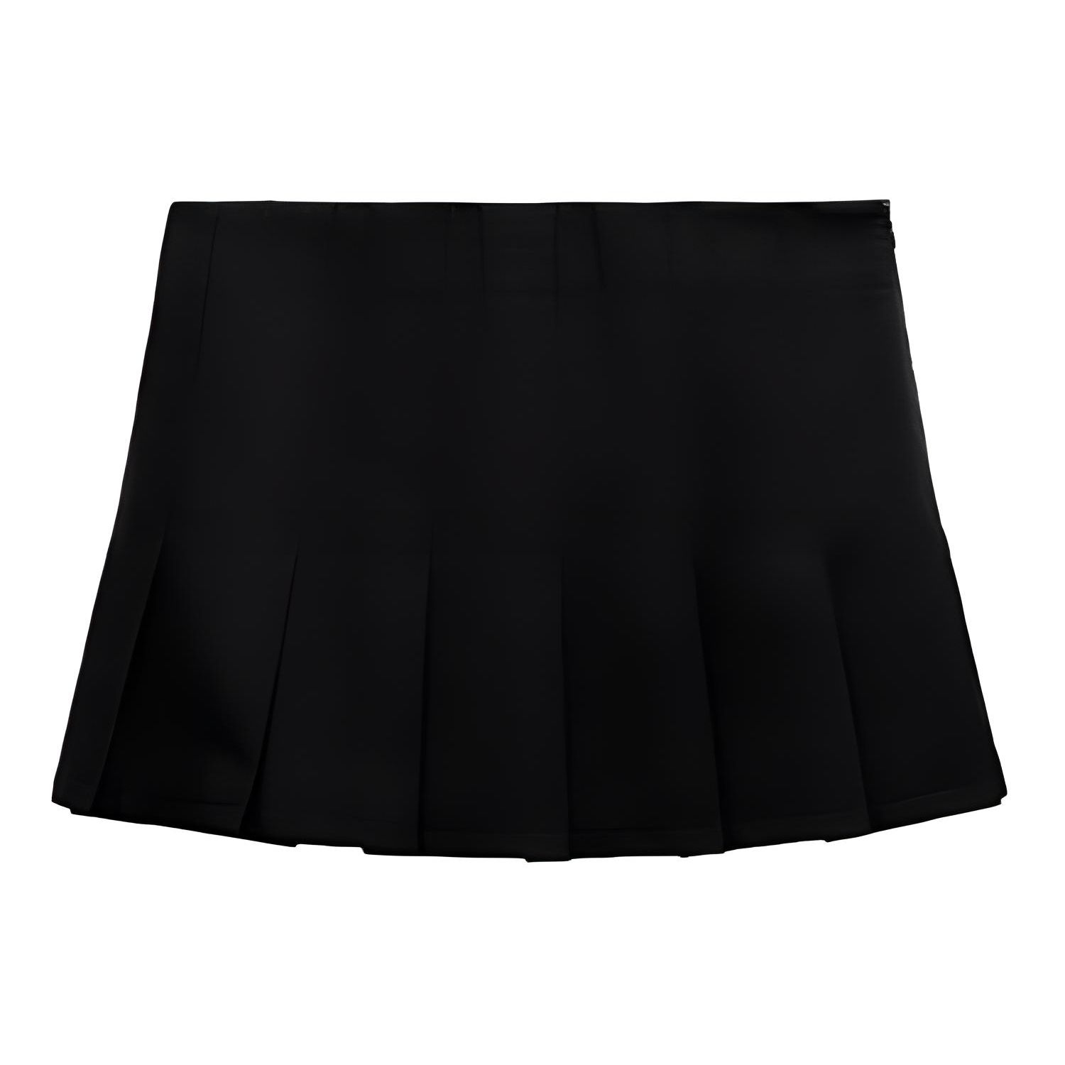 

Zara Solid Color Pleated High Waist Casual Skirt Women skirts Black 1255400-800 M