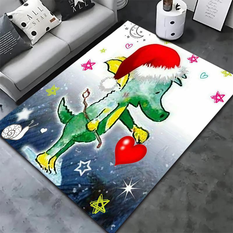 Tabaluga Carpet Rug for Living Room Bedroom Home Sofa Decoration,Kids play Nonslip Floor Mat