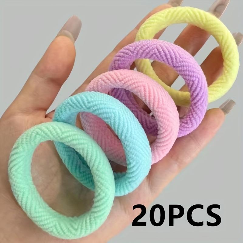 Stylish Hair Tie, Bold Milk Coffee , High-Elasticity Headband, Thick Seamless Ponytail Elastic Band