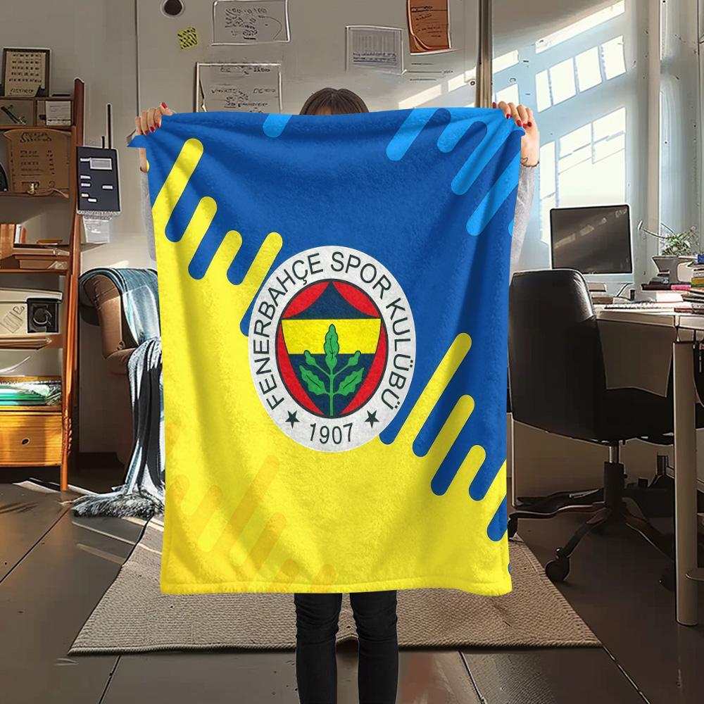 Fenerbahce2 Flannel Blanket, High quality Comfortable for All Seasons, Home Decor, Warmth and Comfort