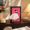Luxury Art Ballet Tissue Box Elegant Design Tissue Dispenser Skirt Tissue Box  Bedroom Table