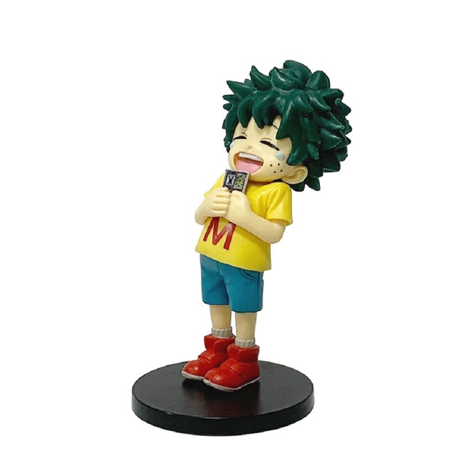 Q Version My Hero Academia Anime Figures Bakugou Katsuki Midoriya Izuku Hero Childhood Series PVC Model Collection Doll Toy Gift