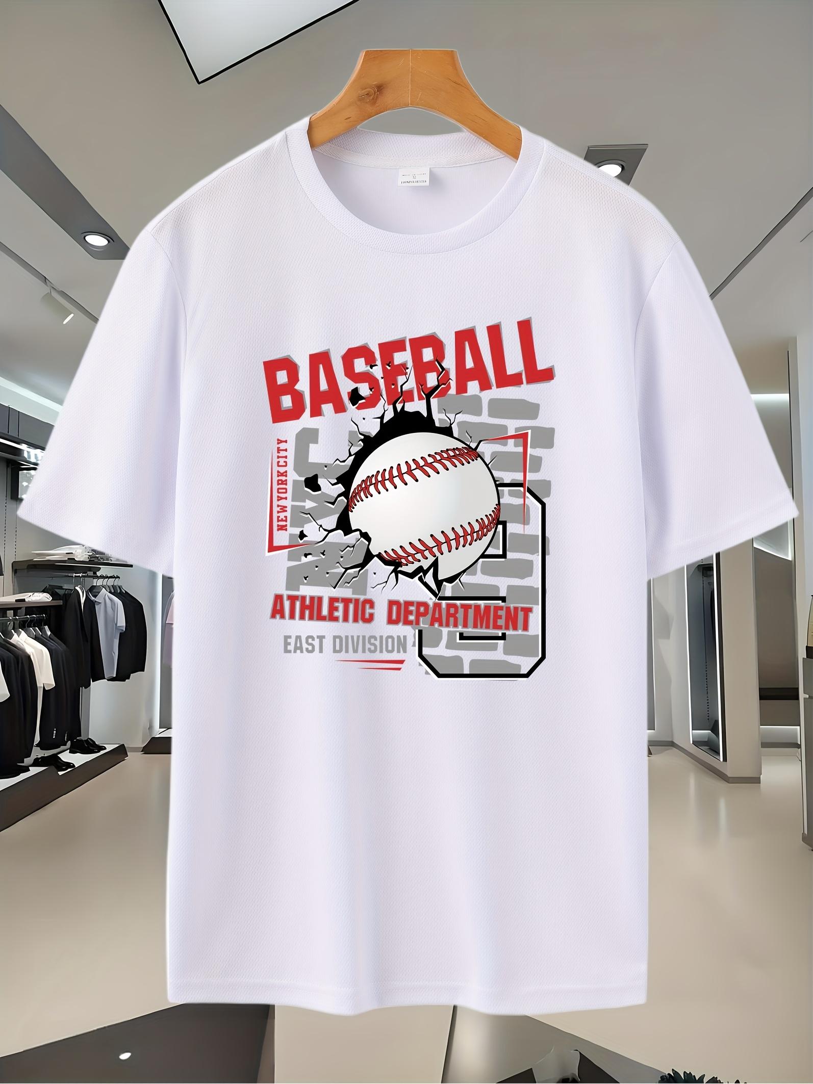 

107B Summer New Cartoon Print Trendy Short Sleeve Mesh Breathable Sports Top Fashion Casual Versatile T-shirt L