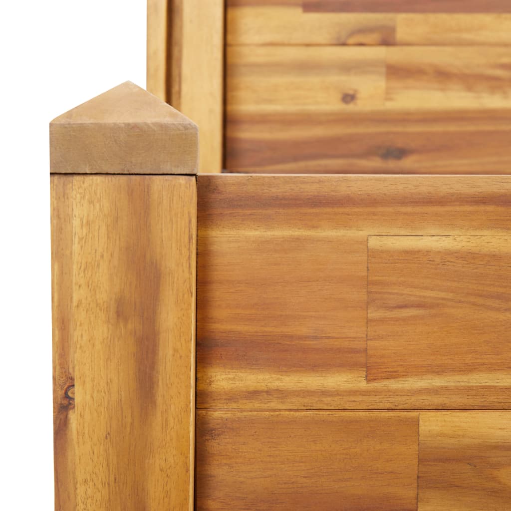 Two Tier Plant Pot 110 X 75 X 84 Cm Solid Acacia Wood