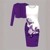 Commuter Style Long-sleeved Dress Set Women's Summer New