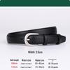 2024 Women's High-End Cowhide Pin Buckle Belt for Business and Formal Wear