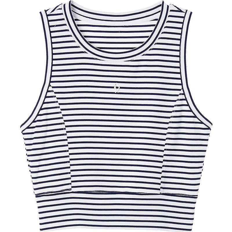 Betu Women s Striped Sleeveless Vest Top M