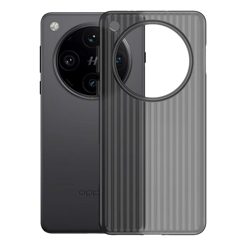 Applicable To Oppofindx1pro Mobile Phone Case Findx1ultra Ultra-thin Corrugated Magnetic Suction X1 Matte Transparent Hard Case