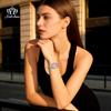 Fatelove 925 Luxury Quartz Watch for Women Stainless Steel Waterproof Fashion Elegant Ladies Wristwatches